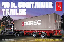 Load image into Gallery viewer, AMT 40&#39; Semi Container Trailer 1/25 Scale Model Kit
