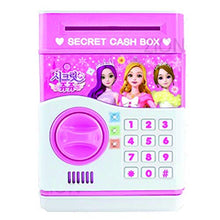 Load image into Gallery viewer, Secret JuJu Cash Box Cartoon Electronic ATM Password Piggy Bank Cash Coin Can Auto Scroll Paper Money Saving Box Gift for Kids
