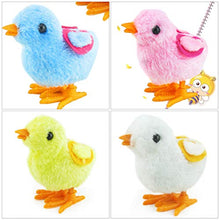 Load image into Gallery viewer, SOIMISS 4pcs Wind Up Toys Easter Chicken Clockwork Toys Figure Animal Toys Ornaments Easter Party Supplies Favors Goodie Bag Fillers (Random Color)
