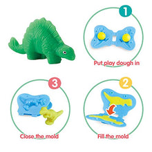 Load image into Gallery viewer, Color Dough Toys Dinosaur World Dough Set Creations Tools for Kid Play with Animals
