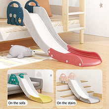 Load image into Gallery viewer, LTINN Freestanding Kids Slide, Baby Playground Slide, Extra Long Slide, for Bedside, Steps, Sofa, Easy Setup Sturdy
