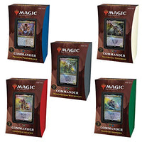 Magic The Gathering Strixhaven Commander Deck Bundle  Includes 1 Silverquill Statement + 1 Prismari Performance + 1 Witherbloom Witchcraft + 1 Lorehold Legacies + 1 Quantum Quandrix