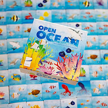 Load image into Gallery viewer, Open Ocean Card Game | Family Friendly Drafting + Tile Placement Game | Enjoyed by Kids, Teens, and Adults | Ideal for 1-5 Players | 8+

