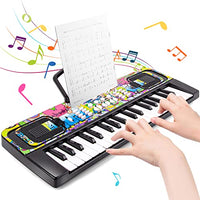 Shayson Kids Piano Keyboard 37 Keys Electronic Keyboard Piano for Kids Music Keyboard Multifunction Musical Toys for 3 4 5 6 Year Old Boys Girls Gifts