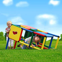 Load image into Gallery viewer, Quadro Starter - Rugged Indoor/Outdoor Climber, Tot/Toddler Jungle Gym, Expandable Modular Component Educational Playset, Giant Construction Kit, for Kids Ages 1-6 Years.
