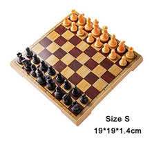 Load image into Gallery viewer, HJUIK Chess Game Set 2020 New Magnetic Chess Set Chess Portable Travel Chess Set Plastic Chess Game Magnetic Chess Pieces Folding Chessboard As Gift Toy (Color : Yellow 3 Size S)
