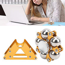Load image into Gallery viewer, Finger Gyroscope,Decompression Finger Gyroscope Ferris Wheel Design,Aluminum Alloy and Stainless Steel Finger Gyroscope,for Children School Home for Friends (Golden)
