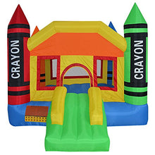 Load image into Gallery viewer, Cloud 9 Mighty Bounce House - Mini Crayon - Inflatable Kids Jumper with Blower

