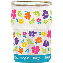 Load image into Gallery viewer, amscan Hibiscus Party Flings Bin, 22&quot; x 15&quot; x 10&quot;, 13 Gallons
