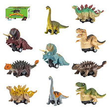 Load image into Gallery viewer, AZSEUOR Dinosaur Toys for 2+ Year Old Kids Monster Trucks Dino Toys Playset for Boys Girls Christmas Birthday Gift, 10 Pack
