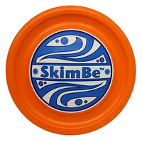 SkimBe Disc Best Winter Toy, Skips, Skims, Slides & Jumps! Great for Swimming Pool, Beach, Snow, & Ice for Kids, Adults & Family (Orange)