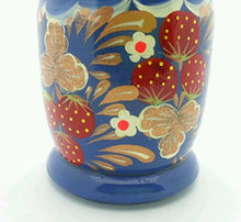 Load image into Gallery viewer, Russian Traditional Blue Matryoshka Hand Painted Nesting Set of 5 Dolls / 5&quot; Tall
