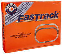 Lionel FasTrack Electric O Gauge, Outer Passing Loop Add-on Pack
