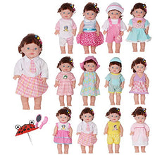 Load image into Gallery viewer, Huang Cheng Toys 12 Pcs Set Handmade Lovely Baby Doll Clothes Dress Outfits Costumes For 14 To 15 In
