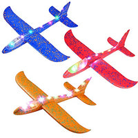3 Pack Foam Airplanes for Kids, 18.9