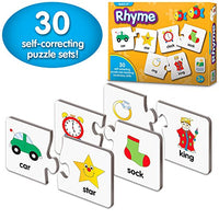 The Learning Journey: Match It! - Rhyme - 30 Self-Correcting Rhyming Words with Matching Images For Emerging Readers