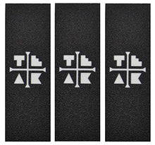 Load image into Gallery viewer, Teak Tuning Premium Graphic Fingerboard Grip Tape, Black/White Logo Edition (3 Sheets)
