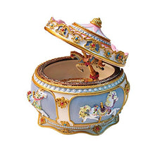 Load image into Gallery viewer, NFRADFM Carousel Music Box Sound Control Music Box Children&#39;s Toy Birthday Gift
