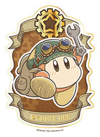 Kirby Kirby's Dreamy Gear Gold Diecut Sticker (2) Waddle Dee