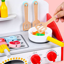 Load image into Gallery viewer, VOSAREA 1 Set Play Kitchen Accessories Kids Play Pots and Pans Playset Pretend Play Cooking Toys Cookware Utensils Cutting Food for Toddler Boys Girls
