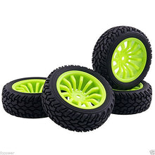 Load image into Gallery viewer, RC 713-8019 Rally Tires &amp; Wheel Rims Offset:6mm For HSP 1:10 On-Road Rally Car
