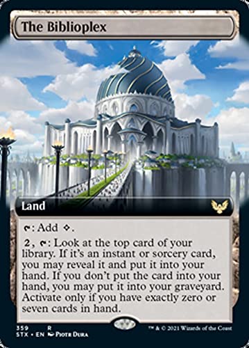 Magic: The Gathering - The Biblioplex (359) - Extended Art - Foil - Strixhaven: School of Mages