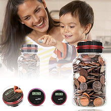 Load image into Gallery viewer, Digital Coin Bank, 2.5L Coin Piggy Bank Counter LCD Counting Coin Money Bank Toys Gifts for Kids Children (Red)
