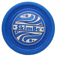 SkimBe Disc Best Winter Toy, Skips, Skims, Slides & Jumps! Great for Swimming Pool, Beach, Snow, & Ice for Kids, Adults & Family (Blue)
