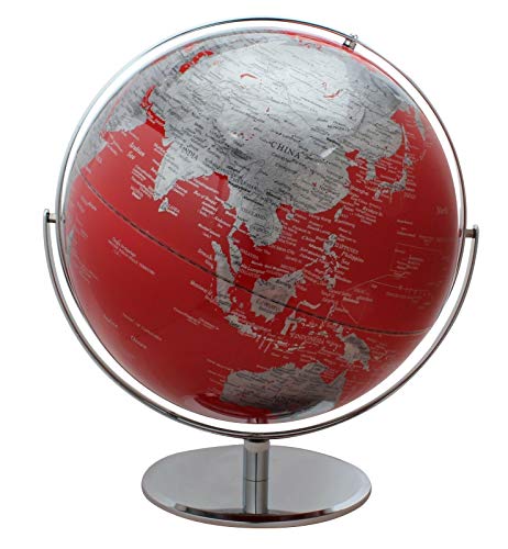 Columbus Red World Globe - 17