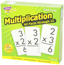 Load image into Gallery viewer, Trend Enterprises Multiplication 0-12 Flash Cards (All Facts)
