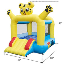 Load image into Gallery viewer, Lpjntt Bounce House, Inflatable Bouncer with Air Blower, Jumping Castle with Slide, for Outdoor and Indoor, Durable Sewn with Extra Thick Material, Idea for Kids
