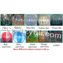 Load image into Gallery viewer, Nicky&#39;s Gift New Inflatable Bumper Bubble Balls Body Zorb Ball Soccer Bumper Football 1 2 M
