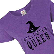 Load image into Gallery viewer, Halloween Queen Women&#39;s T-Shirt - Small - Apparel Accessories - 1 Piece Purple
