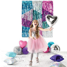 Load image into Gallery viewer, Sparkle Fringe Decorating Backdrop | 12&quot; x 4&#39; | Multicolor | 3 Pcs
