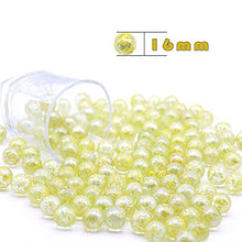 Load image into Gallery viewer, 500 Yellow Textured Vase Filler Marbles - Bulk Marbles, About 6 Lbs. 5/8 inch Glass Marbles for Home Dcor, Marble Run Game, Toy Marbles for Kids, Slingshot Ammo, Fish Tank, Classic Childrens Game
