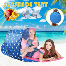 Load image into Gallery viewer, Automatic Quick Open Pop-Up Tent Portable Solid Color Waterproof Tent,Sunscreen Single Layer Canopy,Beach Cover

