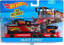 Load image into Gallery viewer, Hot Wheels Super Rigs, Transporter Vehicle with 1 Hot Wheels 1:64 Scale Car, Gift for Collectors &amp; Kids Ages 3 Years Old &amp; Up, styles may vary
