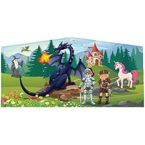 TentandTable Modular Art Panel for Bounce Houses, Slides, or Combos | Brave Knight | Fits Most 13-Foot Wide Commercial Inflatables