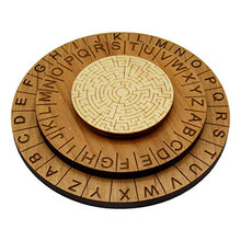 Load image into Gallery viewer, Labyrinth Cipher Wheel - Premium Escape Room Decoder Ring and Escape Room Prop
