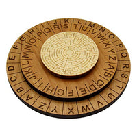 Labyrinth Cipher Wheel - Premium Escape Room Decoder Ring and Escape Room Prop