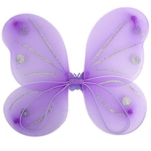 Load image into Gallery viewer, kilofly 6 Sets Princess Fairy Wings Butterfly Angel Costume Dress Up Role Play
