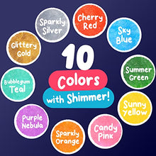 Load image into Gallery viewer, Chalkola Kids Washable Dot Markers 10 Shimmer Colors | Water-Based Non Toxic Paint Daubers for Toddlers | Fun Preschool Art Supplies

