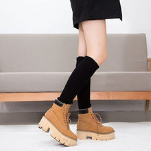 Load image into Gallery viewer, GUAngqi Autumn and Winter Ladies Leggings Knee Socks Leg Warmer Boot Socks Cover,Black
