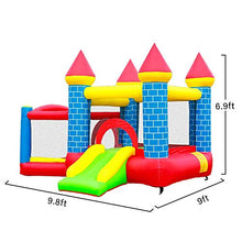 Load image into Gallery viewer, doctor dolphin Inflatable Toddler Bounce House with Slide Bouncy House for Kids Outdoor with Blower
