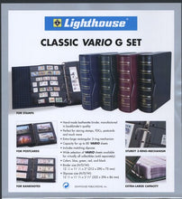 Load image into Gallery viewer, Lighthouse Vario-G Classic Binder with Slipcase, Black
