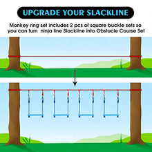 Load image into Gallery viewer, Odoland Monkey Bars, Ninja Trapeze Bars Adjustable and Durable Backyard Outdoor Swing Monkey Bar and Trapeze Bars, Obstacle Course for Training Equipment, Great for Kids and Youth
