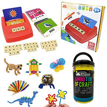 Load image into Gallery viewer, Sight Words Flash Cards Matching Game &amp; Arts and Crafts Supplies Kits Bundle For Kids - Educational Learning Montessori Materials - Kindergarten Homeschool Preschool Activities Toddlers Boys Girls
