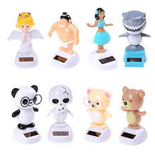 Load image into Gallery viewer, CoscosX 1 Pc Window Sun Catcher Ornament Solar Powered Dancing Bear Swinging Animated Bobble Dancer Toy Portable Suncatchers Car Dashboard Decor Office Desk Home Decorations,Assorted Color
