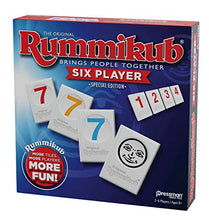 Load image into Gallery viewer, Rummikub Six Player Edition - The Classic Rummy Tile Game - More Tiles and More Players for More Fun! by Pressman , Blue
