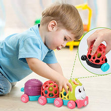 Load image into Gallery viewer, Baby Rattle Toy, Mini Cute Cartoon Baby Rattle Roll Ball Car Hand Bell Educational Playing Toy Style Random
